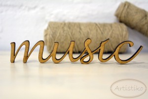 Music napis HDF / Music inscription HDF