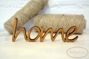 Home napis HDF / Home inscription HDF