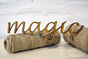 Magic napis HDF / Magic inscription HDF