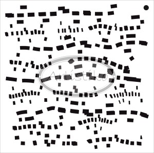 Maska/ Szablon - KOSTKA / CUBE mask/ stencil