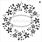 MASKA/ SZABLON - WIANEK / WREATH mask/ stencil