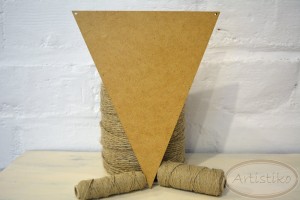 Banerek trójkątny HDF / Triangular banner HDF