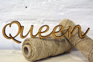 Queen napis HDF / Queen inscription HDF