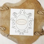 Tekturka ramka 1 Artistiko / Chipboard frame 1