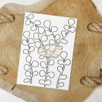 Tekturka liście 3 Artistiko / Chipboard leaves 3