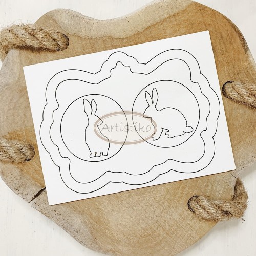 Tekturka ramka z zającami 1 Artistiko.jpg