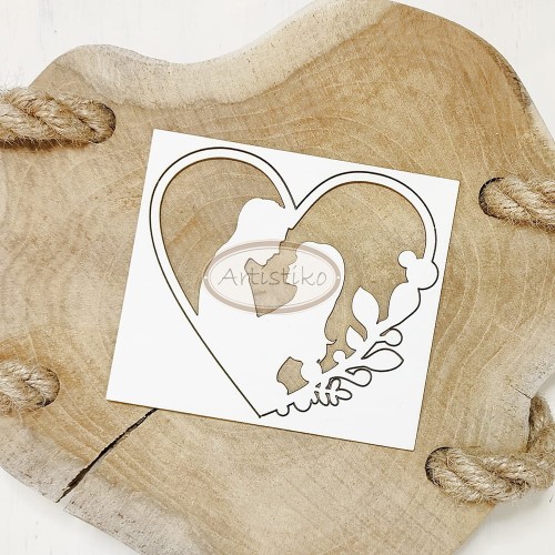 Tekturka zakochana para w sercu 2 Artistiko.jpg