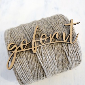 Go for it - napis hdf / Go for it - inscription HDF