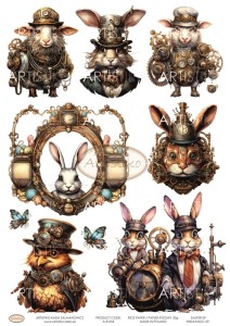  PAPIER RYŻOWY 054 - WIELKANOC 09 / RICE PAPER - EASTER 09 ARTISTIKO