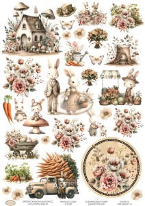  DODATKI DO WYCINANIA 050 - WIELKANOC 10 / ELEMENTS FOR CUTTING EASTER 10  ARTISTIKO