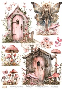 PAPIER RYŻOWY 059 - MAGICZNY LAS 02  / RICE PAPER - MAGIC FOREST 02 ARTISTIKO