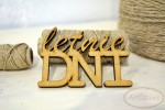 Letnie dni - napis HDF