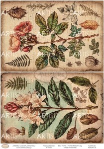 PAPIER RYŻOWY 103 - ROŚLINY 05 / RICE PAPER - PLANTS 05 ARTISTIKO