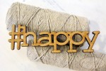 #happy - napis HDF / #happy - inscription HDF