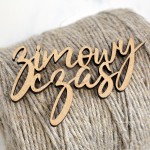 Zimowy czas - napis hdf