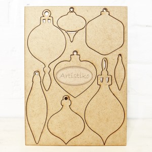 Art set bombki 1 HDF / Art set baubles 1 HDF
