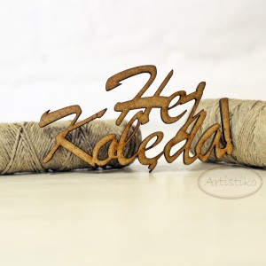 Hej Kolęda - napis HDF