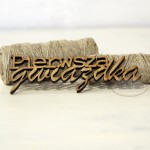 Pierwsza Gwiazdka - napis HDF