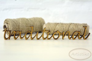 Traditional napis HDF / Traditional inscription HDF