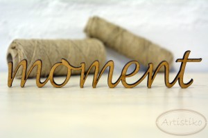 Moment napis HDF / Moment inscription HDF