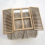 Okno z okiennicami - zestaw hdf