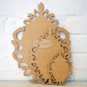 Rama ażurowa owalna duża HDF / Oval openwork frame big HDF